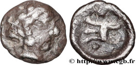 ELLIS ISLANDS - ZAKYNTHOS
Type : Obole 
Date : c. 456-405 AC. 
Mint name / Town : Zakynthos 
Metal : silver 
Diameter : 7,5  mm
Orientation dies : 6  ...