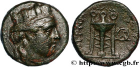 IONIA - SMYRNA
Type : Unité 
Date : c. 280-220 AC. 
Mint name / Town : Smyrne, Ionie 
Metal : copper 
Diameter : 16,5  mm
Orientation dies : 1  h.
Wei...