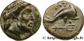 CARIA - MYNDOS
Type : Unité 
Date : c. 350-300 AC. 
Mint name / Town : Myndos, Carie 
Metal : copper 
Diameter : 11  mm
Orientation dies : 12  h.
Weig...