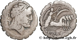 ANTONIA
Type : Denier serratus 
Date : 83-82 AC. 
Mint name / Town : Rome 
Metal : silver 
Millesimal fineness : 950  ‰
Diameter : 18,5  mm
Orientatio...