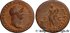 NERO
Type : As en orichalque 
Date : 64 
Mint name / Town : Rome 
Metal : copper 
Diameter : 22,5  mm
Orientation dies : 6  h.
Weight : 7,18  g.
Obver...