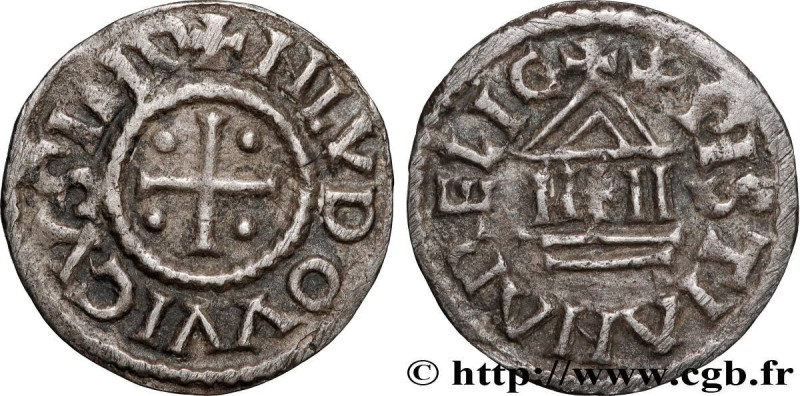 LOUIS THE PIOUS
Type : Obole à la légende chrétienne 
Date : c. 822-840 
Date : ...