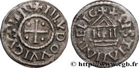 LOUIS THE PIOUS
Type : Obole à la légende chrétienne 
Date : c. 822-840 
Date : n.d. 
Mint name / Town : Atelier indéterminé 
Metal : silver 
Diameter...
