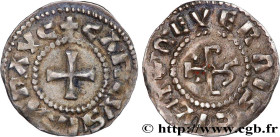 CHARLES THE BALD AND COINAGE IN HIS NAME
Type : Obole 
Date : c. 900 
Date : n.d. 
Mint name / Town : Nevers 
Metal : silver 
Diameter : 17  mm
Orient...