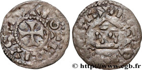 LOTHAIR
Type : Obole 
Date : c. 960-980 
Date : n.d. 
Mint name / Town : Bourges 
Metal : silver 
Diameter : 16  mm
Orientation dies : 5  h.
Weight : ...