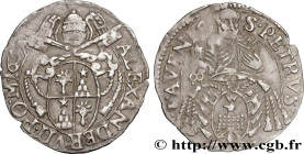 COMTAT-VENAISSIN - ALEXANDER VII (Fabio Chigi)
Type : Carlin 
Date : 1657 
Mint name / Town : Avignon 
Metal : silver 
Diameter : 23,5  mm
Orientation...