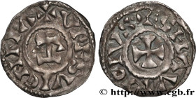 DAUPHINÉ - ARCHBISHOPRIC OF VIENNE - ANONYMOUS
Type : Denier anonyme ou viennois au monogramme d'Henri III le Noir 
Date : c. 1050-1080 
Date : s.d. 
...