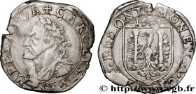 TOWN OF BESANCON - COINAGE STRUCK IN THE NAME OF CHARLES V
Type : Teston ou huit gros 
Date : 1623 
Mint name / Town : Besançon 
Quantity minted : 918...