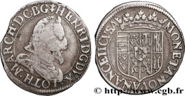 LORRAINE - DUCHY OF LORRAINE - HENRY II
Type : Teston 
Date : c. 1610-1620 
Date : s.m. 
Mint name / Town : Nancy 
Metal : silver 
Diameter : 28,5  mm...