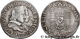 LORRAINE - DUCHY OF LORRAINE - CHARLES IV AND NICOLE
Type : Teston 
Date : 1625 
Mint name / Town : Nancy 
Metal : silver 
Diameter : 28  mm
Orientati...