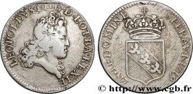 DUCHY OF LORRAINE - LEOPOLD I
Type : Double teston 
Date : 1719 
Mint name / Town : Nancy 
Metal : silver 
Millesimal fineness : 917  ‰
Diameter : 32,...