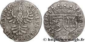 VERDUN (BISHOPRIC OF) - CHARLES DE LORRAINE-CHALIGNY
Type : Double denier 
Date : s.m. 
Metal : silver 
Diameter : 19,5  mm
Orientation dies : 6  h.
W...