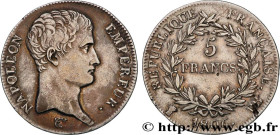PREMIER EMPIRE / FIRST FRENCH EMPIRE
Type : 5 francs Napoléon Empereur, Calendrier grégorien 
Date : 1806 
Mint name / Town : Strasbourg 
Quantity min...