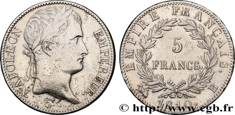 PREMIER EMPIRE / FIRST FRENCH EMPIRE
Type : 5 francs Napoléon Empereur, Empire f...