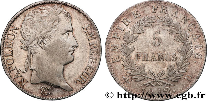 PREMIER EMPIRE / FIRST FRENCH EMPIRE
Type : 5 francs Napoléon Empereur, Empire f...