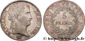 PREMIER EMPIRE / FIRST FRENCH EMPIRE
Type : 5 francs Napoléon Empereur, Empire français 
Date : 1812 
Mint name / Town : Lyon 
Quantity minted : 22936...