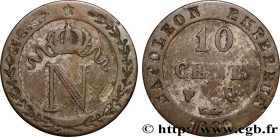 PREMIER EMPIRE / FIRST FRENCH EMPIRE
Type : 10 cent. à l'N couronnée 
Date : 1809 
Mint name / Town : Perpignan 
Quantity minted : 555231 
Metal : bil...