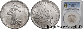 III REPUBLIC
Type : 1 franc Semeuse 
Date : 1907 
Quantity minted : 2562745 
Metal : silver 
Millesimal fineness : 835  ‰
Diameter : 23,23  mm
Orienta...