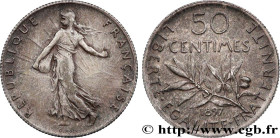 III REPUBLIC
Type : 50 centimes Semeuse 
Date : 1897 
Mint name / Town : Paris 
Quantity minted : 88000 
Metal : silver 
Millesimal fineness : 835  ‰
...