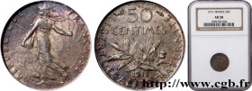 III REPUBLIC
Type : 50 centimes Semeuse 
Date : 1911 
Mint name / Town : Paris 
Quantity minted : 1329504 
Metal : silver 
Millesimal fineness : 835  ...
