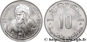 ALGERIA
Type : 10 Dinars Proof Abdelhamid Benbadis 
Date : 1994 
Mint name / Town : Alger 
Quantity minted : - 
Metal : silver 
Millesimal fineness : ...