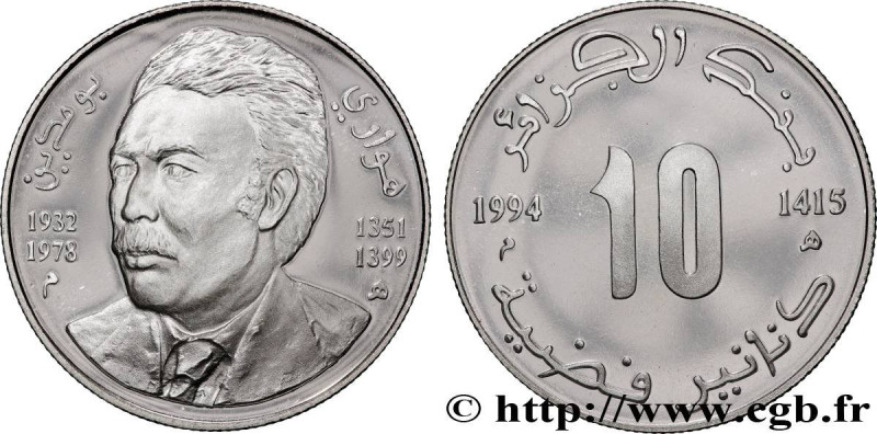 ALGERIA
Type : 10 Dinars Houari Boumediene 
Date : 1994 
Mint name / Town : Alge...