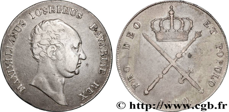 GERMANY - BAVARIA
Type : Thaler à la couronne 
Date : 1810 
Mint name / Town : M...
