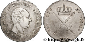 GERMANY - BAVARIA
Type : Thaler à la couronne 
Date : 1814 
Mint name / Town : Münich 
Quantity minted : 1015406 
Metal : silver 
Millesimal fineness ...