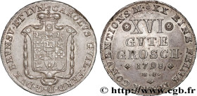 GERMANY - BRUNSWICK
Type : 16 Gute Groschen 
Date : 1798 
Mint name / Town : Brunswick 
Quantity minted : - 
Metal : silver 
Diameter : 32  mm
Orienta...