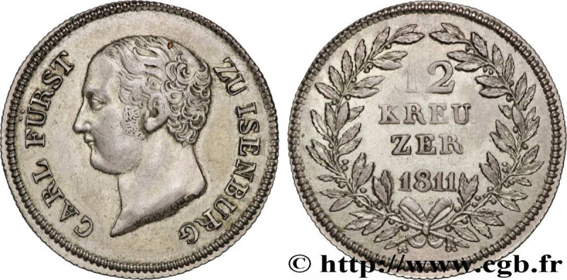 GERMANY - PRINCIPALITY OF ISENBURG
Type : 12 Kreuzer - Charles Frédéric 
Date : ...