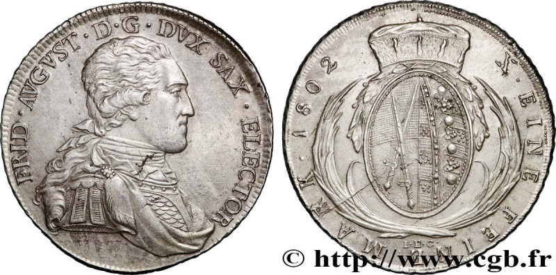 GERMANY - SAXONY
Type : Thaler Frédéric-Auguste III 
Date : 1802 
Metal : silver...