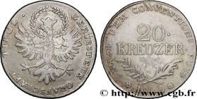 AUSTRIA - TYROLEAN REBELLION
Type : 20 Kreuzer 
Date : 1809 
Mint name / Town : Hall 
Metal : silver 
Millesimal fineness : 585  ‰
Diameter : 27,  mm
...