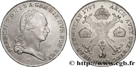 BELGIUM - AUSTRIAN NETHERLANDS
Type : 1 Kronenthaler François II 
Date : 1797 
Mint name / Town : Prague 
Quantity minted : - 
Metal : silver 
Diamete...