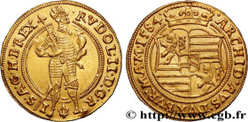 BOHEMIA - RUDOLF II OF HABSBOURG
Type : Ducat 
Date : 1584 
Mint name / Town : Prague 
Metal : gold 
Diameter : 22,5  mm
Orientation dies : 6  h.
Weig...