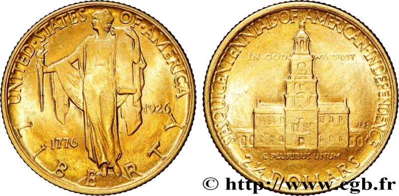 UNITED STATES OF AMERICA
Type : 2 1/2 Dollars Indépendance des États-Unis 
Date ...