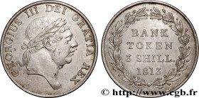 GREAT-BRITAIN - GEORGE III
Type : 3 Shillings Georges III Bank token 
Date : 1813 
Quantity minted : - 
Metal : silver 
Millesimal fineness : 925  ‰
D...