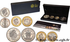 UNITED KINGDOM
Type : Série Piéfort Proof 4 monnaies  
Date : 2009 
Quantity minted : 2500 
Metal : silver 
Millesimal fineness : 925  ‰
Orientation d...