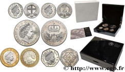 UNITED KINGDOM
Type : Série Piéfort Proof 5 monnaies  
Date : 2010 
Quantity minted : 2500 
Metal : silver 
Millesimal fineness : 925  ‰
Orientation d...