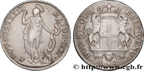 ITALY - REPUBLIC OF GENOA
Type : 4 Lire 
Date : 1797 
Mint name / Town : Gênes 
Metal : silver 
Millesimal fineness : 889  ‰
Diameter : 33,5  mm
Orien...