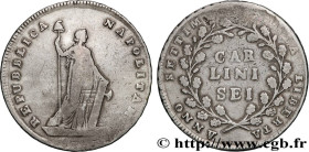 ITALY - NEAPOLITAN REPUBLIC
Type : 6 Carlini ‘Liberté’ an VII 
Date : (1799) 
Date : 1799 
Mint name / Town : Naples 
Quantity minted : - 
Metal : sil...