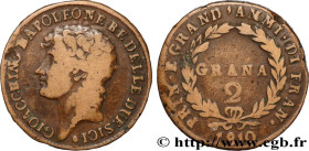 ITALY - KINGDOM OF THE TWO SICILIES
Type : 2 Grana Joachim Murat (Gioachino Napoleone) Roi des deux Siciles 
Date : 1810 
Quantity minted : - 
Metal :...