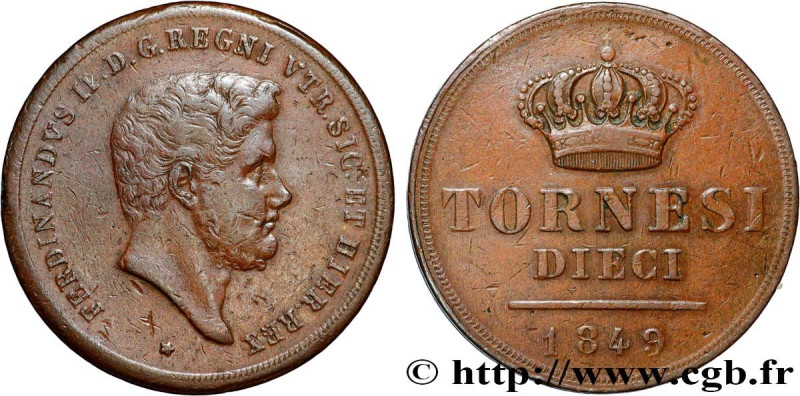 ITALY - KINGDOM OF THE TWO SICILIES
Type : 10 Tornesi Royaume des Deux-Siciles, ...