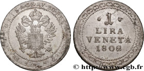 ITALY - VENICE
Type : 1 Lire (20 Soldi) frappe au nom de François II 
Date : 1802 
Mint name / Town : Venise 
Quantity minted : - 
Metal : billon 
Mil...