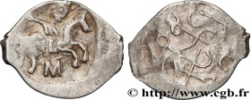 RUSSIA - VASSILI III IVANOVICH
Type : 1 Denga  
Date : (1505-1533) 
Mint name / Town : Moscou 
Quantity minted : - 
Metal : silver 
Diameter : 13  mm
...