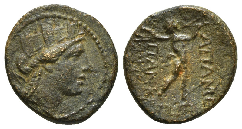 PHRYGIA. Apameia. Ae (Circa 88-40 BC).
Obv: Turreted head of Artemis-Tyche right...