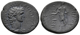 PHRYGIA. Synnada. Pseudo-autonomous (2nd-3rd centuries). Ae.
Obv: ΙЄΡAΝ CVΝΚΛΗΤΟΝ CVΝΝΑΔЄIC.
Diademed and draped bust of the Senate right.
Rev: ΔΗΜΟC ...
