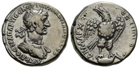 SYRIA, Seleucis and Pieria. Antioch. Hadrian, 117-138. Tetradrachm, COS II = 118. •ΑΥΤ ΚΑΙ ΘЄ ΤΡΑ ΠΑΡ ΥΙ ΘЄ ΝЄΡ ΥΙ ΤΡΑΙ ΑΔΡΙΑΝΟϹ ϹЄΒ• Laureate and cui...