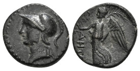Pamphylia. Side. Pseudo-autonomous issue. Ae Head of Athena left, wearing Corinthian helmet / ϹΙΔΗΤΩΝ; Nike advancing left. holding wreath. 2,41 g - 1...