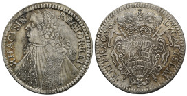 CROATIA, Adriatic Coastal Cities. Ragusa (Dubrovnik). Republic of Ragusa. 1358-1807/1814. AR Tallero 28,59 g - 40,81 mm