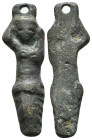 Antiquities
Bronze female pendant
17,30 g - H 50,44 mm